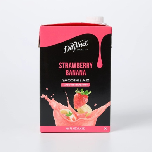 Davinci Gourmet Strawberry Banana Smoothie, 48 Ounce, 6 Per Case